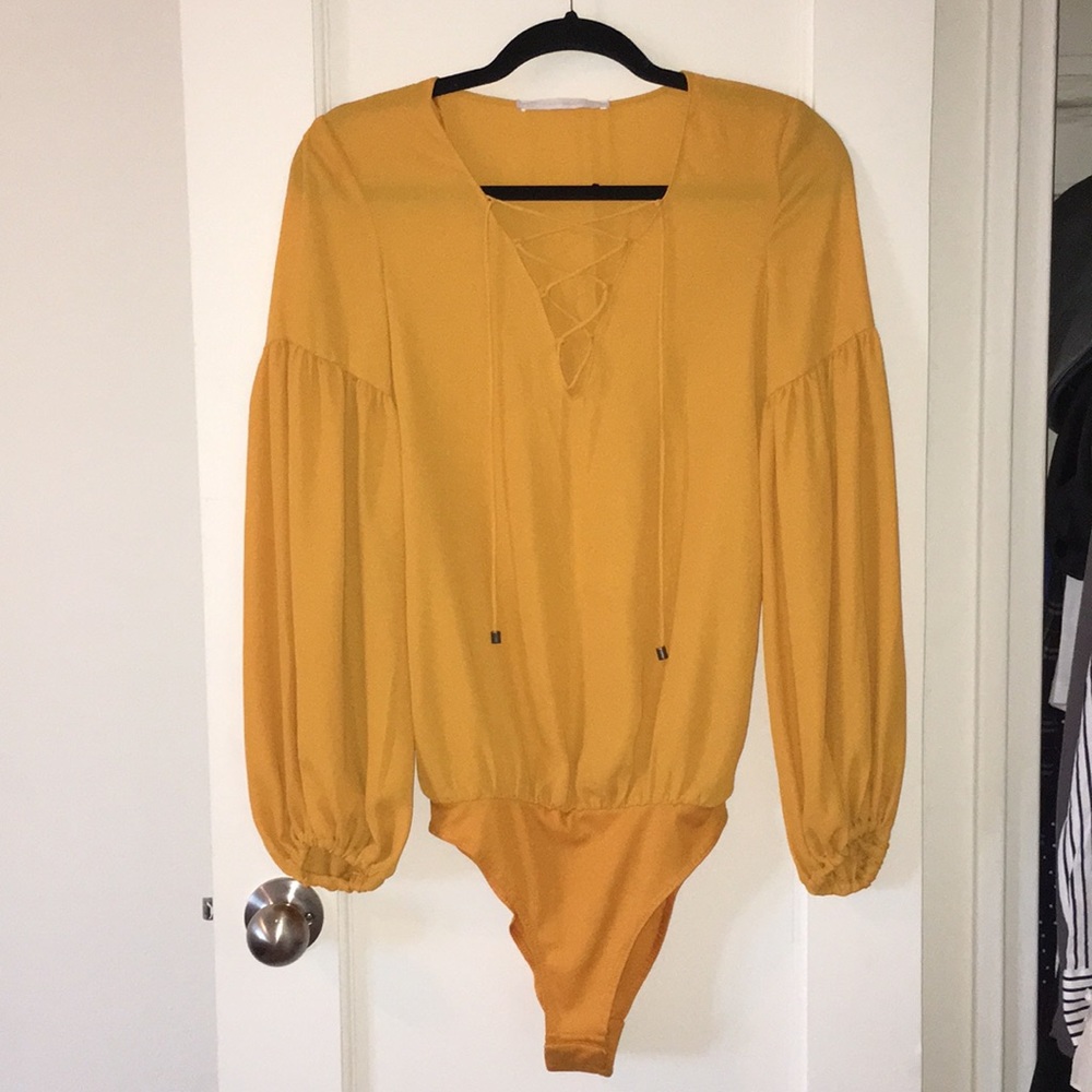 Zara Onesie Peasant Top